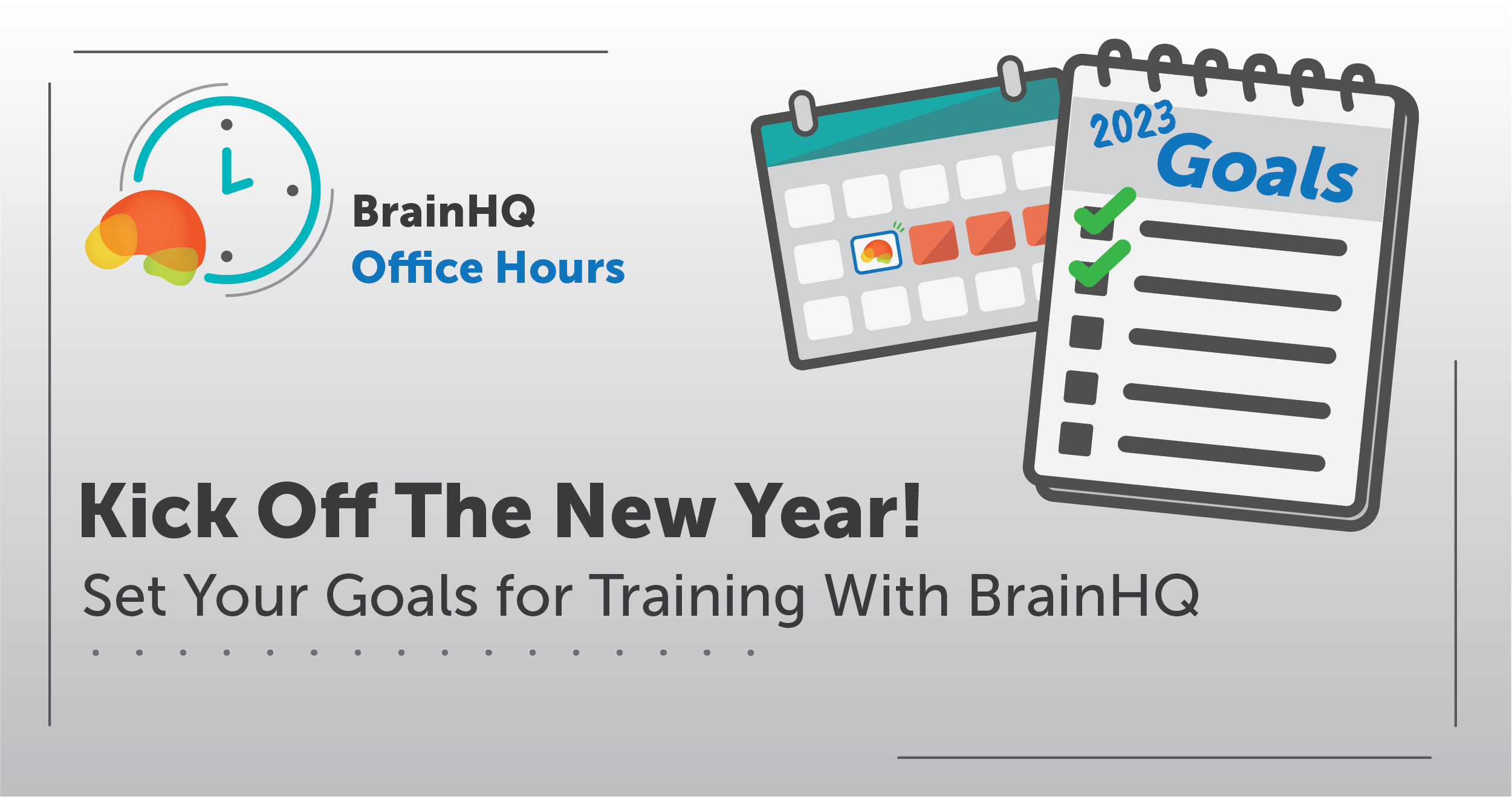 BrainHQ Office Hours: Scheduling and Goals 2023